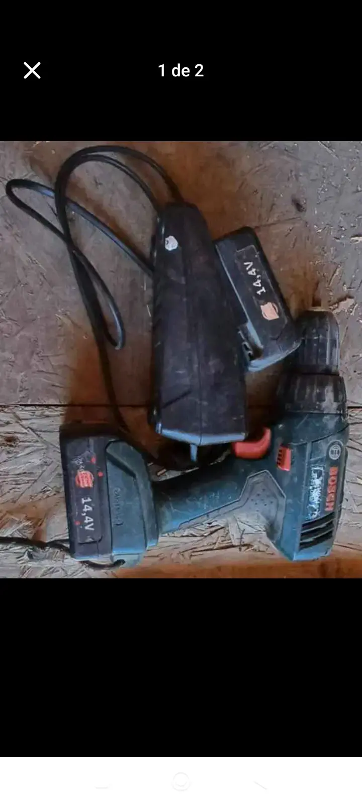 Taladro Inalámbrico Bosch 14.4V con Batería - 1