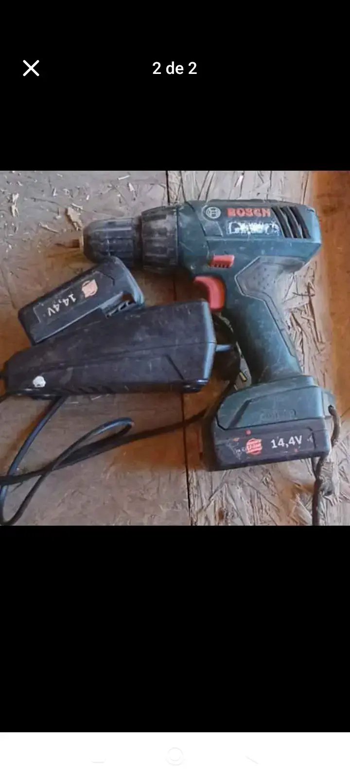 Taladro Inalámbrico Bosch 14.4V con Batería - 2