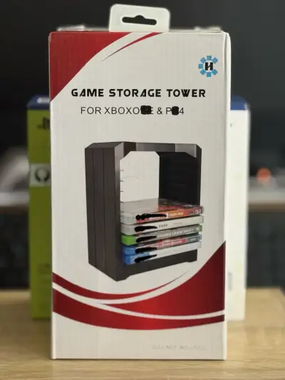 Torre de Almacenamiento para Juegos Xbox PS4 y PS5 - miniatura 1
