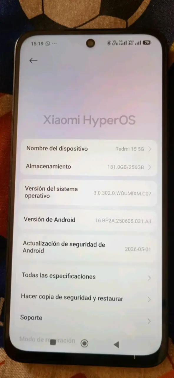 Smartphone Redmi 5G en buen estado - 2