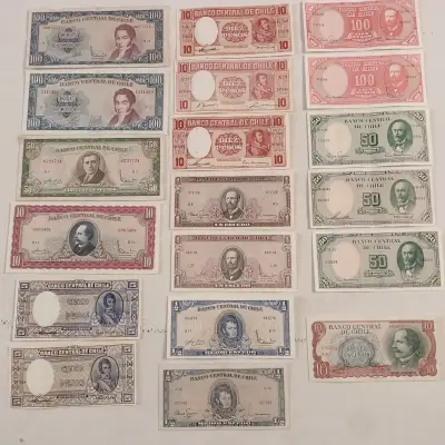 Colección de billetes antiguos de Chile - miniatura 4