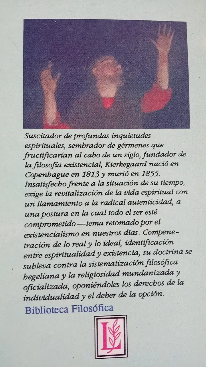Libro 'Temor y Temblor' de Sören Kierkegaard - 2