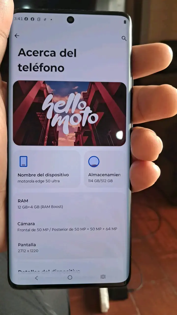 Smartphone Motorola Edge 50 Ultra 512GB Negro - 1