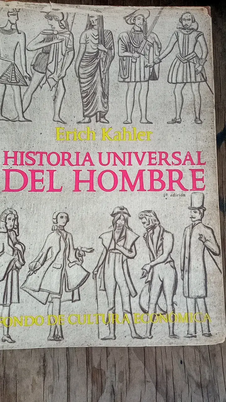 Libro Historia Universal del Hombre de Erich Kahler - 1