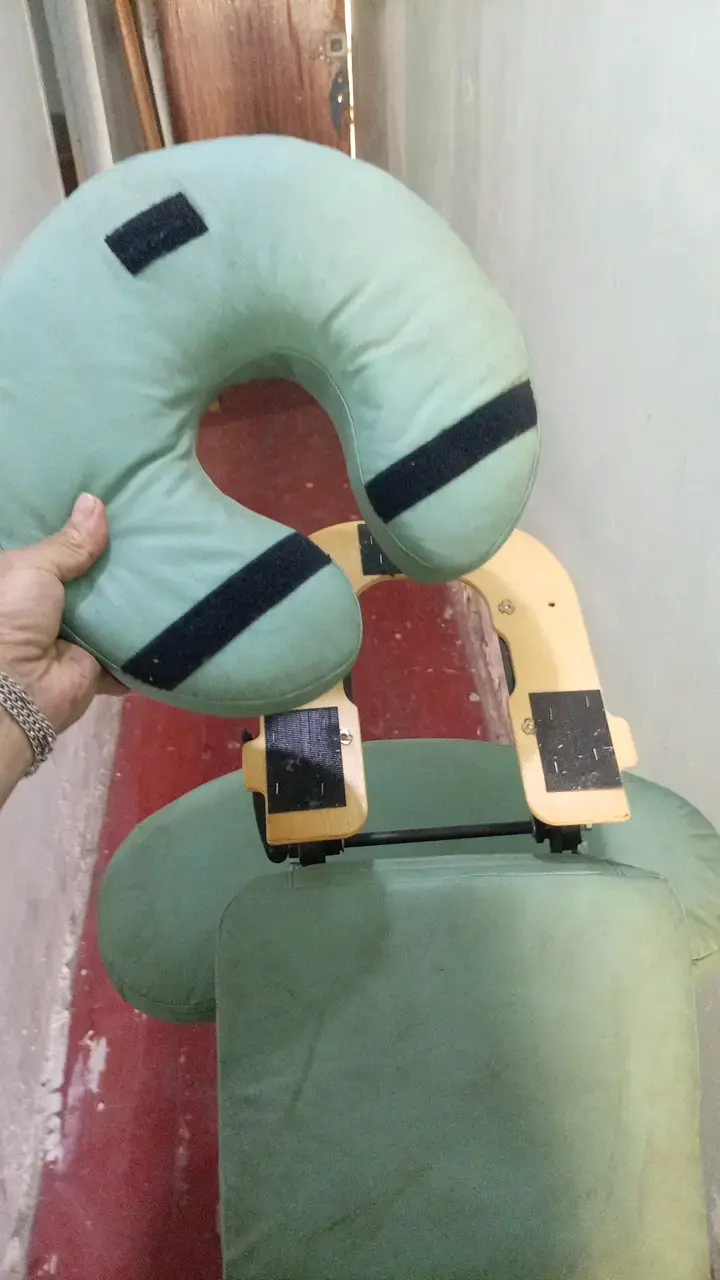 Silla de Masaje Portátil Verde Ajustable - 3