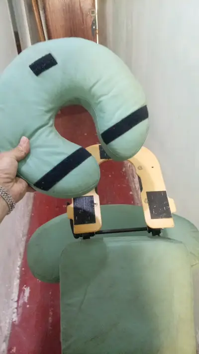 Silla de Masaje Portátil Verde Ajustable - miniatura 3