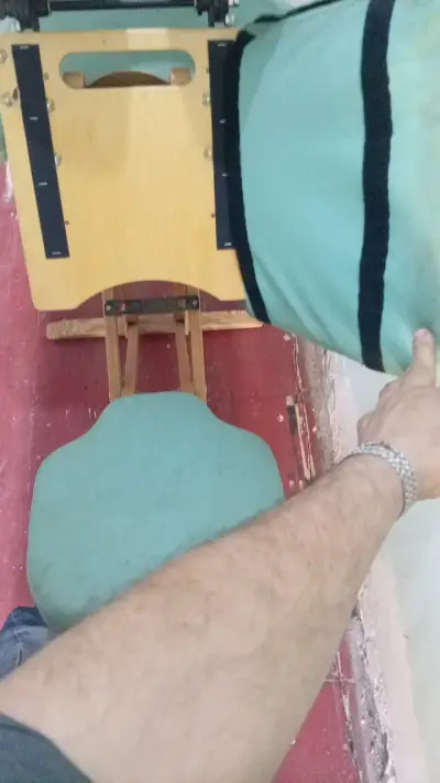 Silla de Masaje Portátil Verde Ajustable - miniatura 4