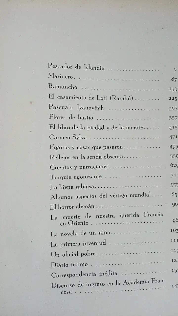 Libro Obras de Pierre Loti edición 1955 - 2