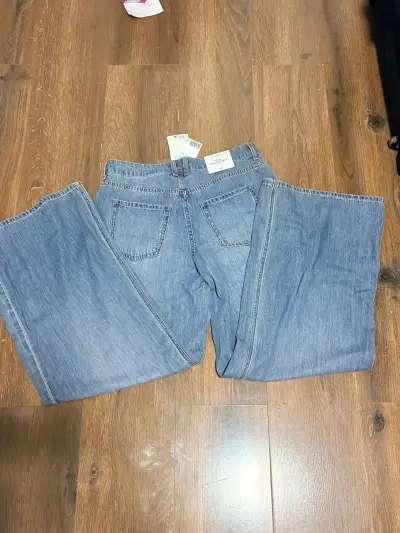 Jeans de mezclilla azul talla 38 para mujer - miniatura 3