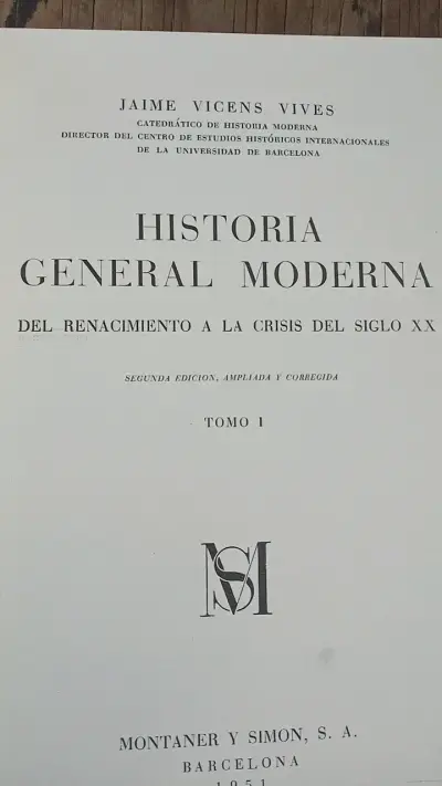 Libros Historia General Moderna Tomos I y II - miniatura 2