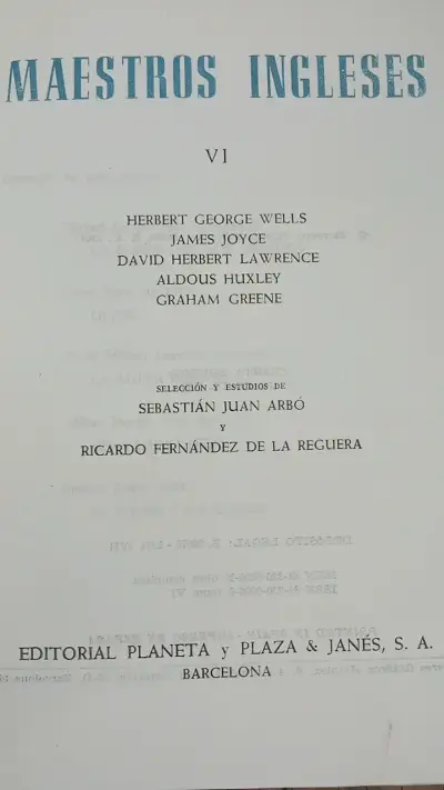 Libro Maestros Ingleses VI Editorial Planeta - miniatura 1