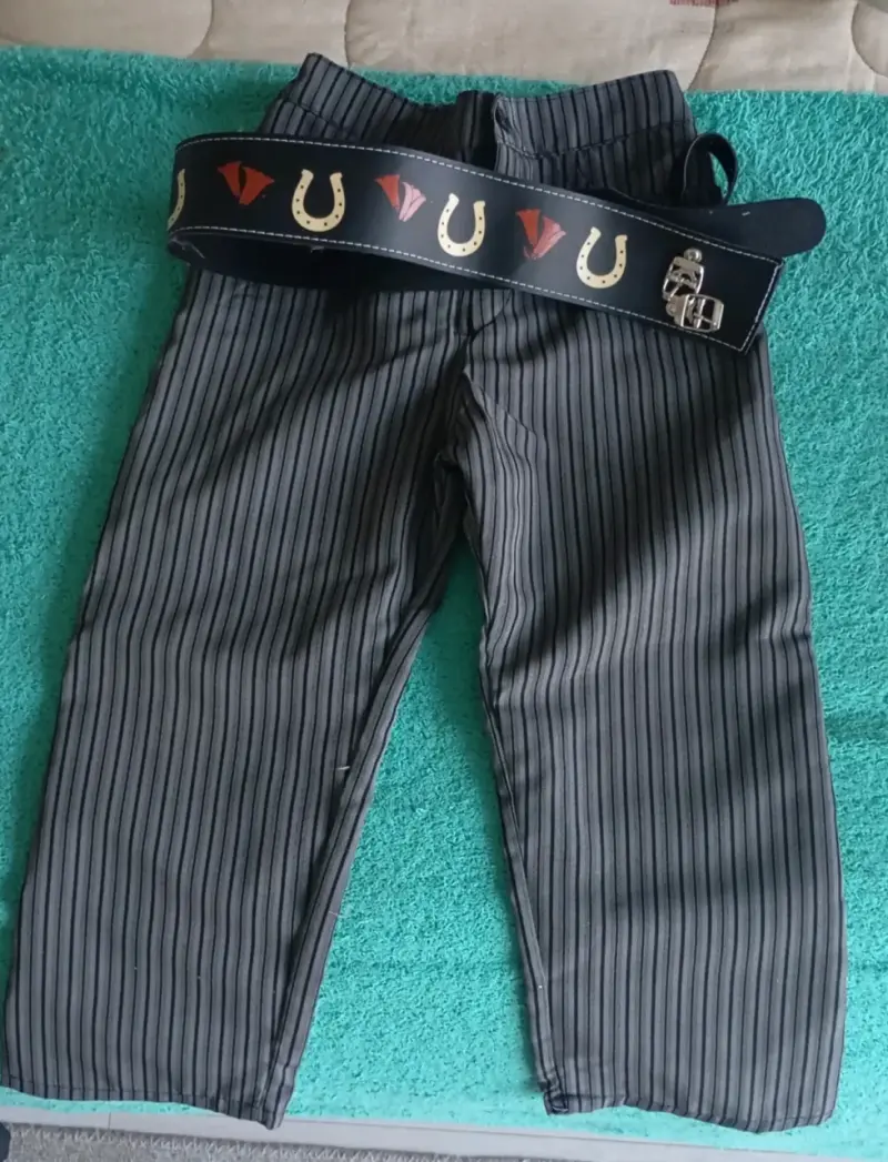 Conjunto de ropa tradicional chilena para niña
