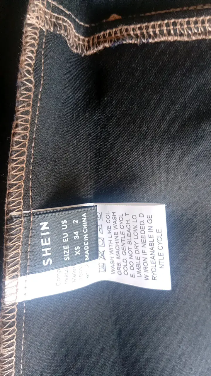 Blazer de cuadros marrón Shein para mujer - 3