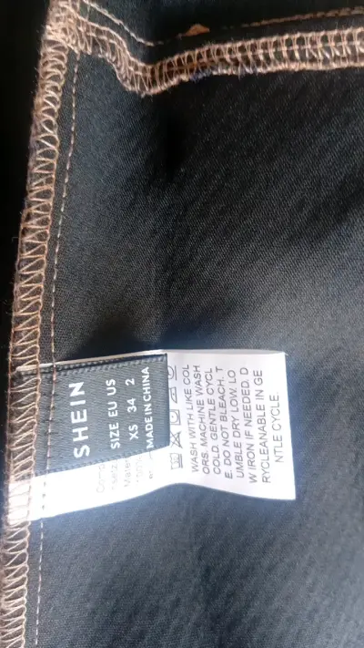 Blazer de cuadros marrón Shein para mujer - miniatura 3