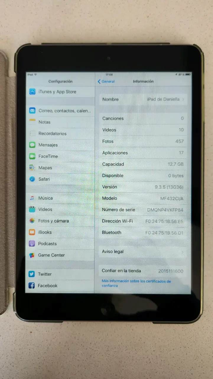 iPad Mini año 2015 - 3
