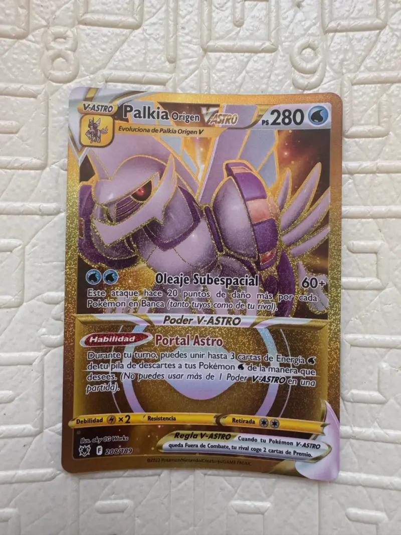 Carta Pokémon Palkia Origen V-ASTRO Holográfica - 2