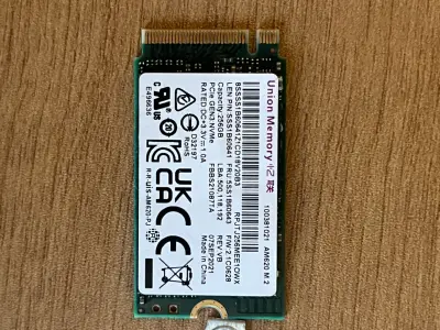 SSD M.2 NVMe 256GB Union Memory - miniatura 2
