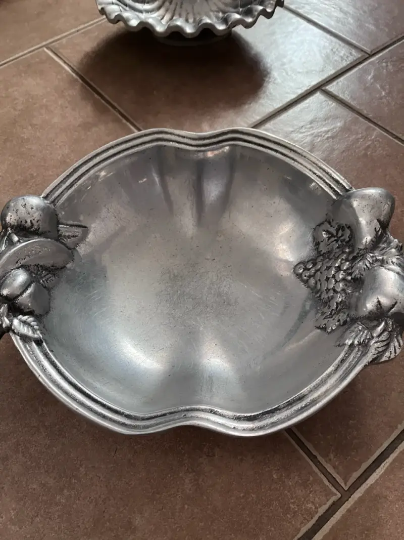Juego de fuentes decorativas de metal estilo vintage - 2