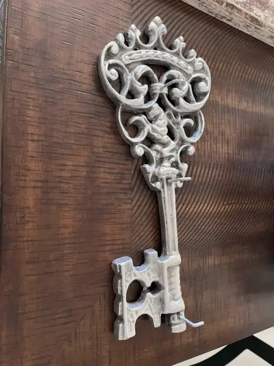 Juego de fuentes decorativas de metal estilo vintage - miniatura 6