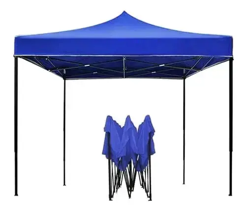 Carpa Plegable Azul 3x3 Metros para Exterior