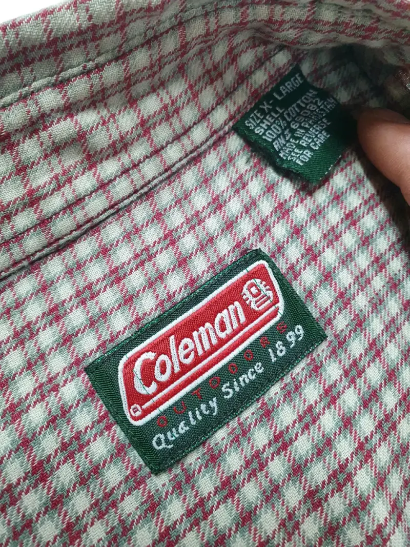 Camisa a cuadros Coleman talla XL - 4