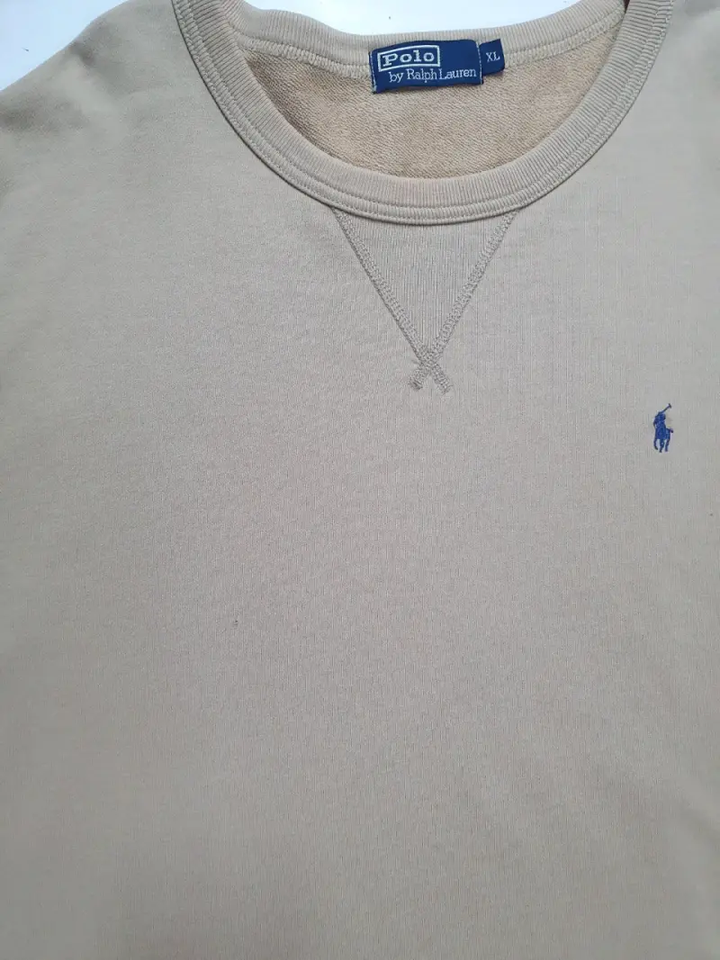 Polerón Beige Polo Ralph Lauren Talla XL - 3