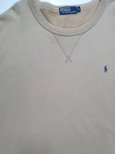 Polerón Beige Polo Ralph Lauren Talla XL - miniatura 3