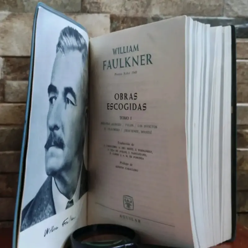 Libro Obras Escogidas (I) William Faulkner,Aguilar - 3