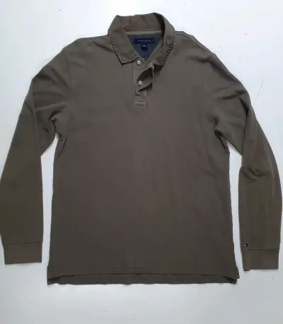 Polera Polo Manga Larga Hombre Tommy Hilfiger - miniatura 1