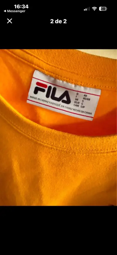 Polerón mostaza Fila para hombre - miniatura 2