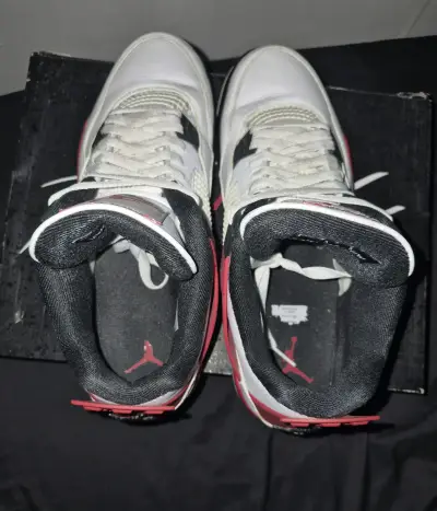 12 US Air Jordan 4 Red Cement - miniatura 4