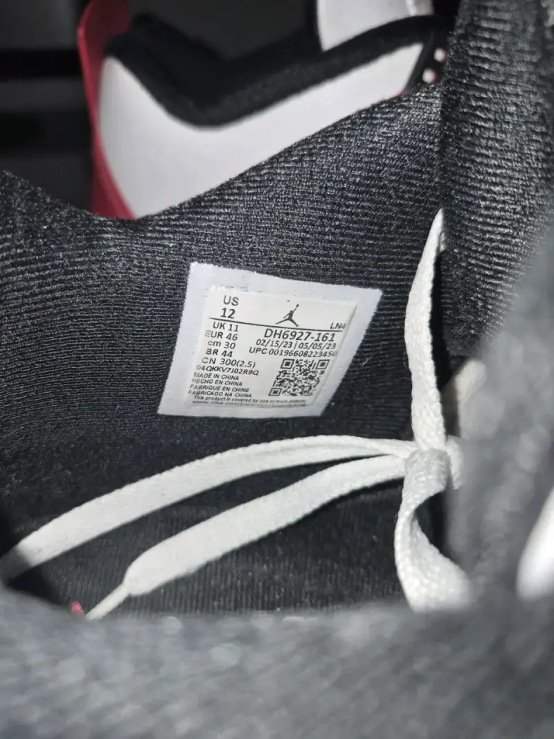 12 US Air Jordan 4 Red Cement - 6