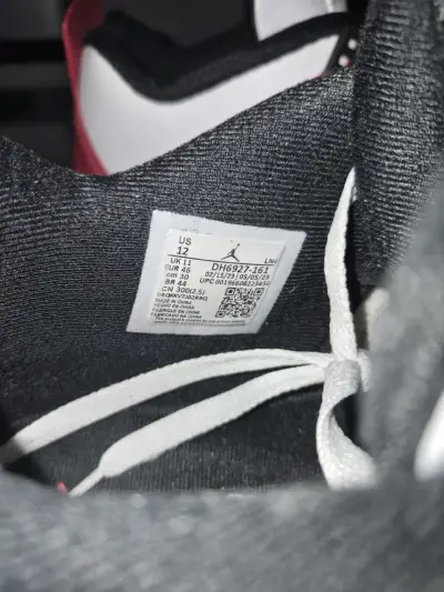 12 US Air Jordan 4 Red Cement - miniatura 6
