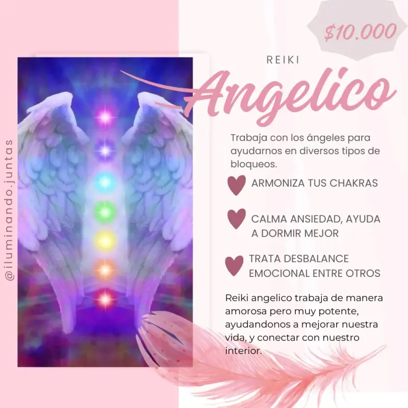 Sesión de Reiki Angélico para Armonizar Chakras