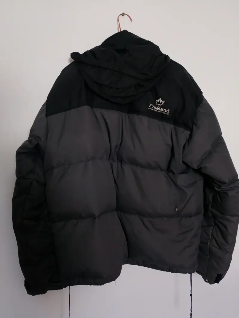 Chaqueta de invierno negra Freeland con capucha - 2