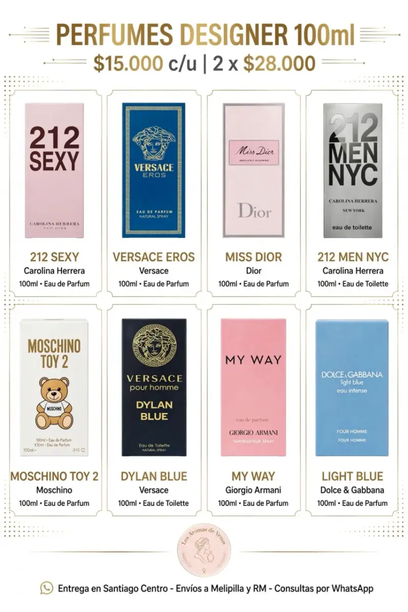 Perfumes Árabes y Designer 100ml Variados - 2
