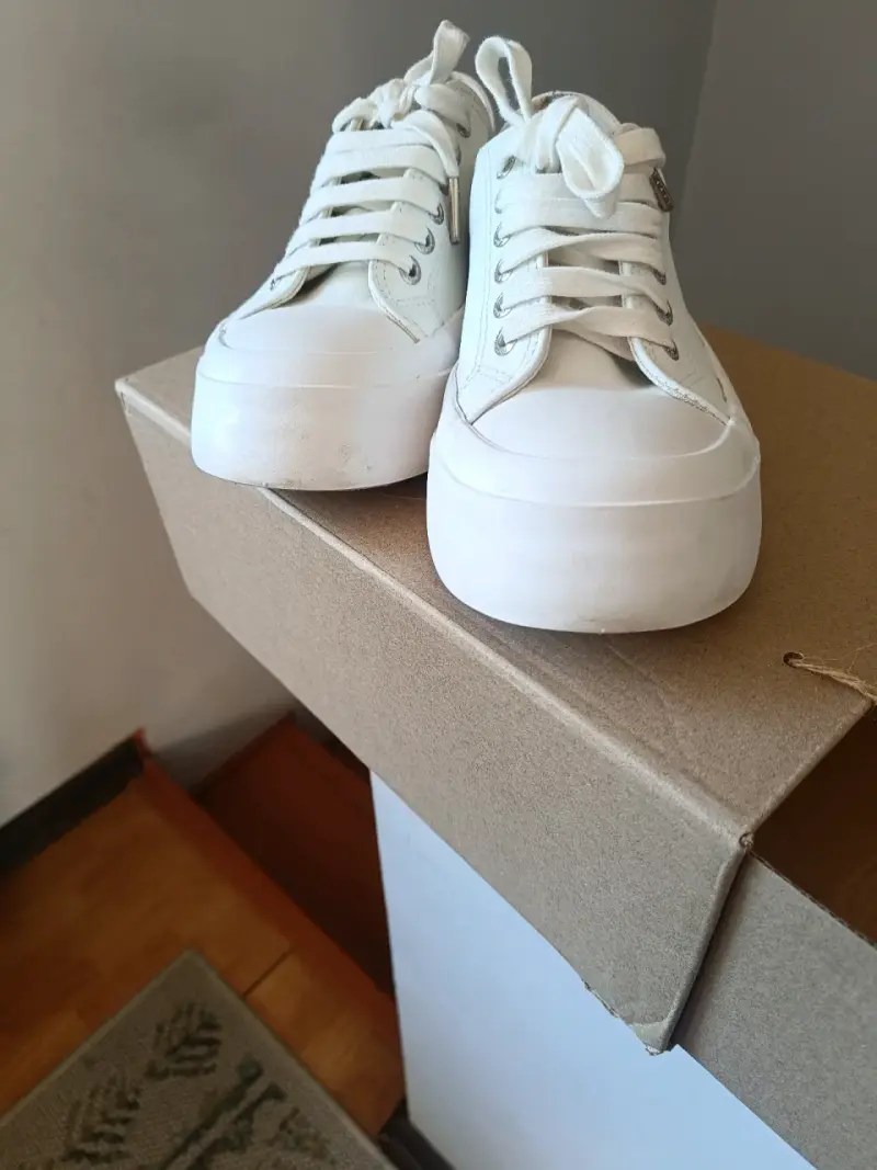 Zapatillas blancas Romano talla 35 - 1