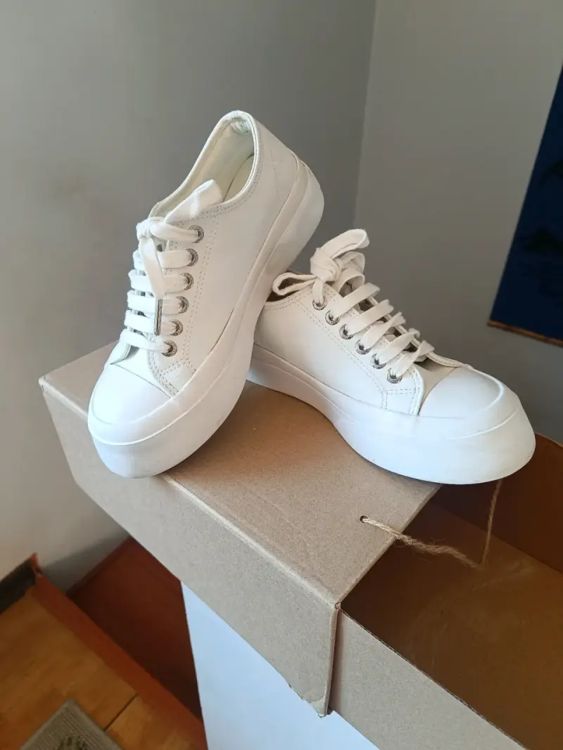 Zapatillas blancas Romano talla 35 - 2
