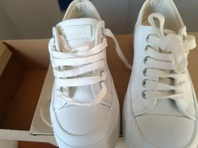 Zapatillas blancas Romano talla 35 - miniatura 4