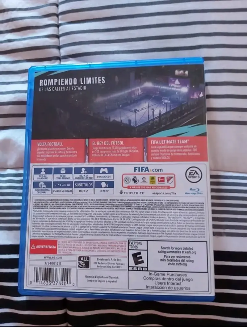 Juego PS4 FIFA 20 con Actualización Libertadores - 2