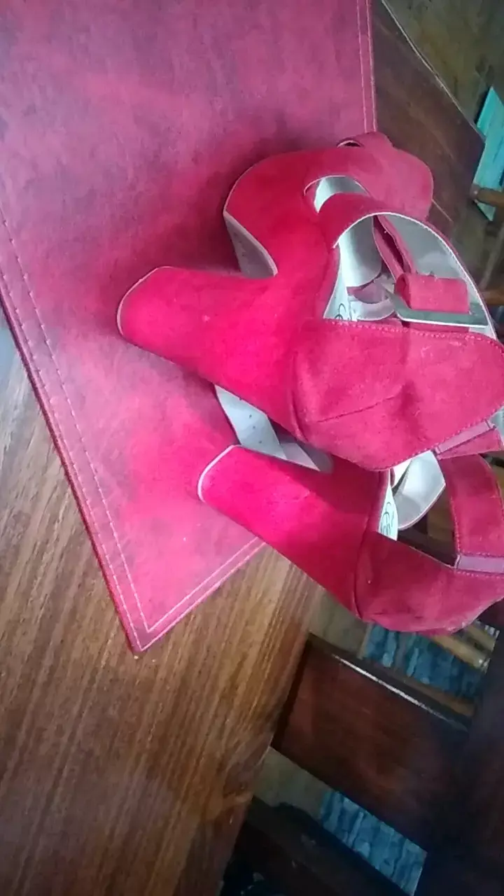 Sandalias de tacón alto rojas Rosita Shoes - 3