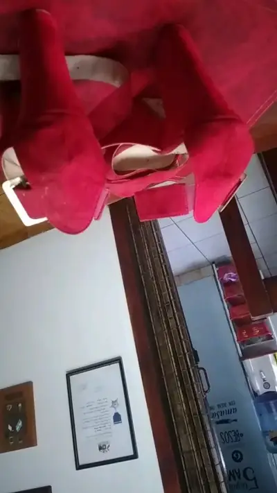 Sandalias de tacón alto rojas Rosita Shoes - miniatura 5