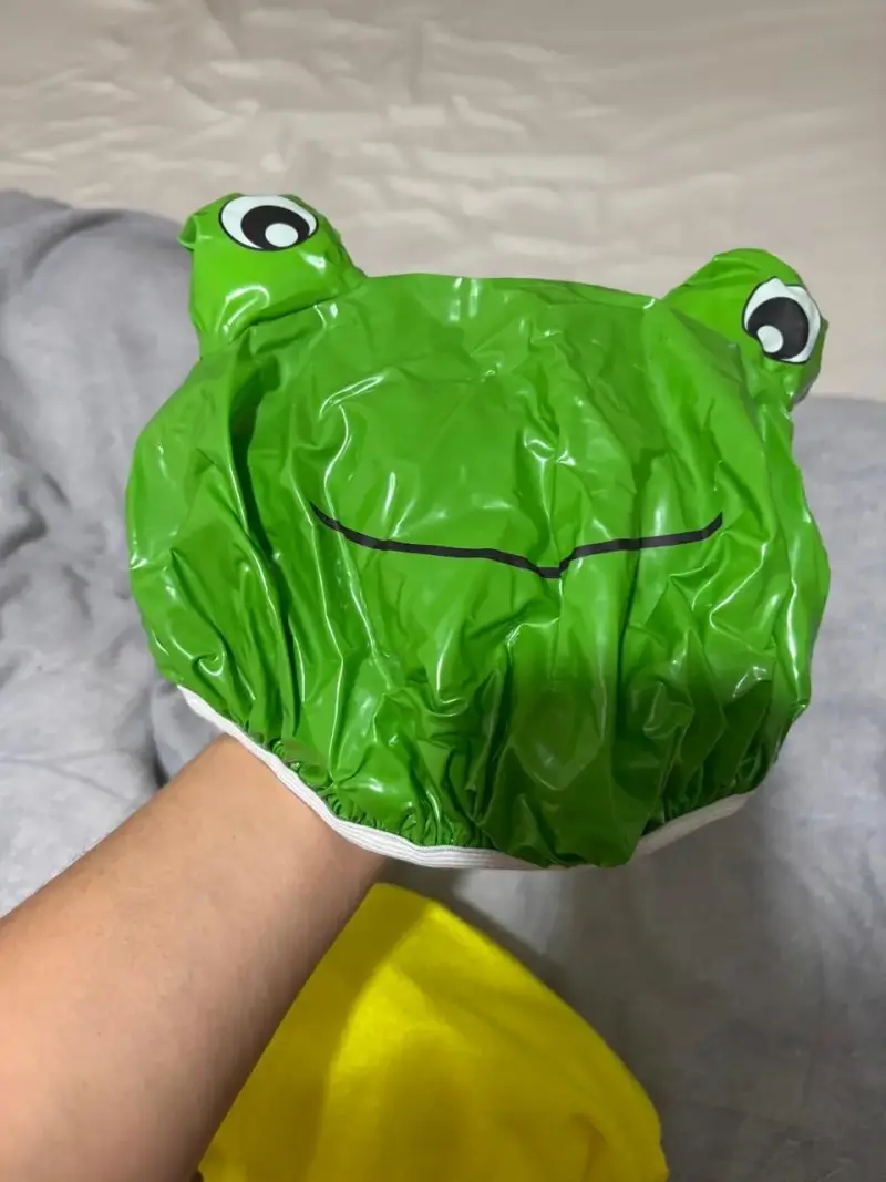Gorros de baño infantiles rana y pato - 3