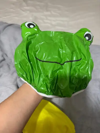 Gorros de baño infantiles rana y pato - miniatura 3