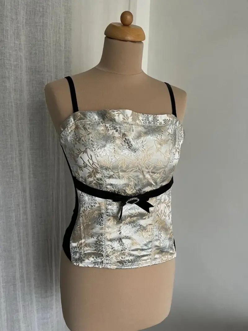 Corset de satanizado floral H&M - 1