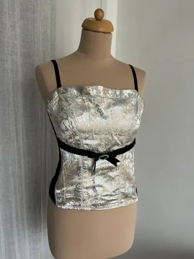 Corset de satanizado floral H&M - miniatura 1