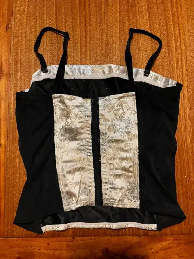Corset de satanizado floral H&M - miniatura 3