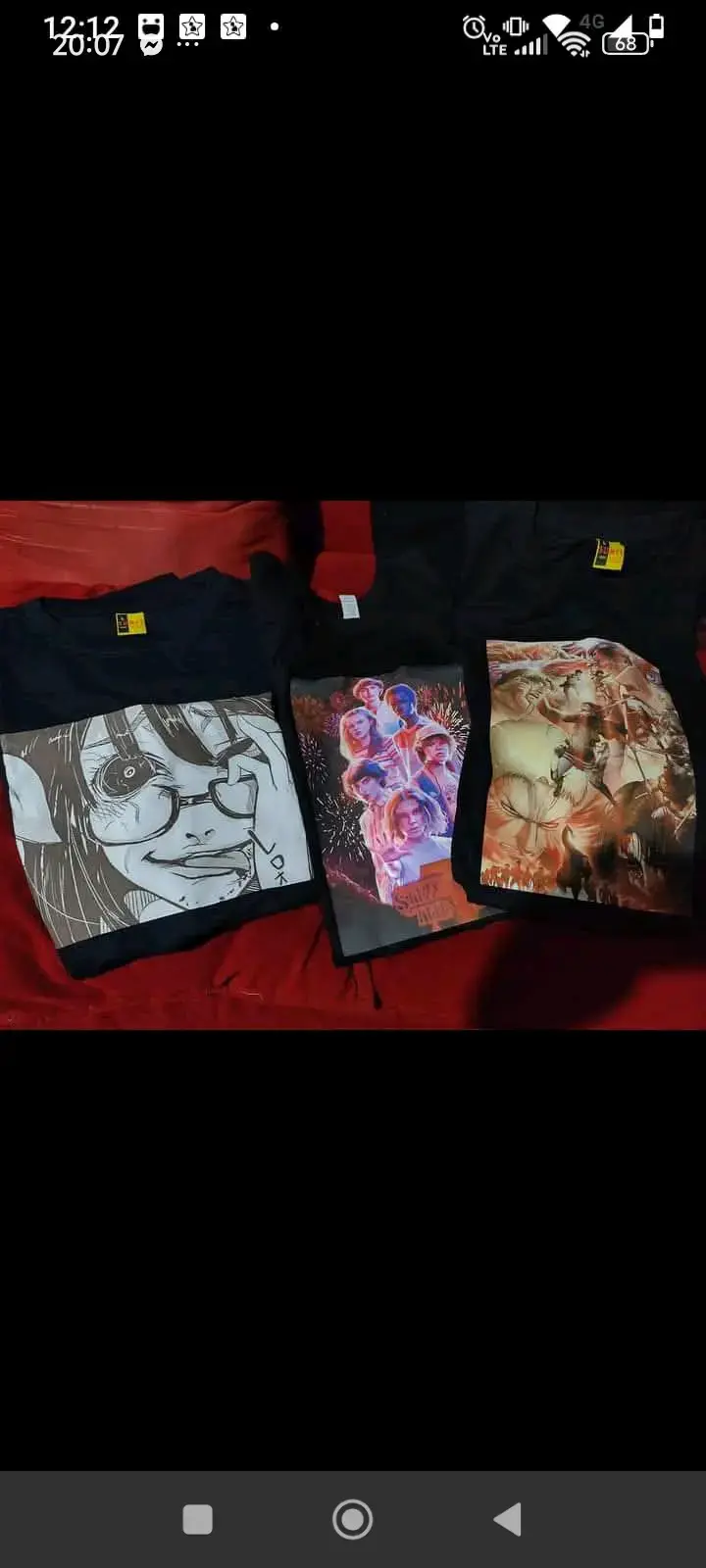 Poleras estampadas de anime y series
