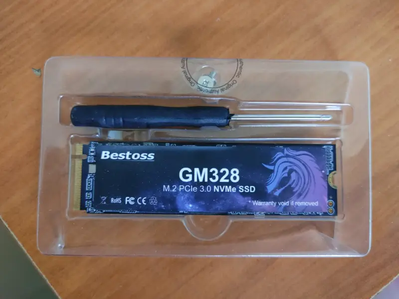 SSD M.2 NVMe 1TB Bestoss GM328 PCIe 3.0 - 1