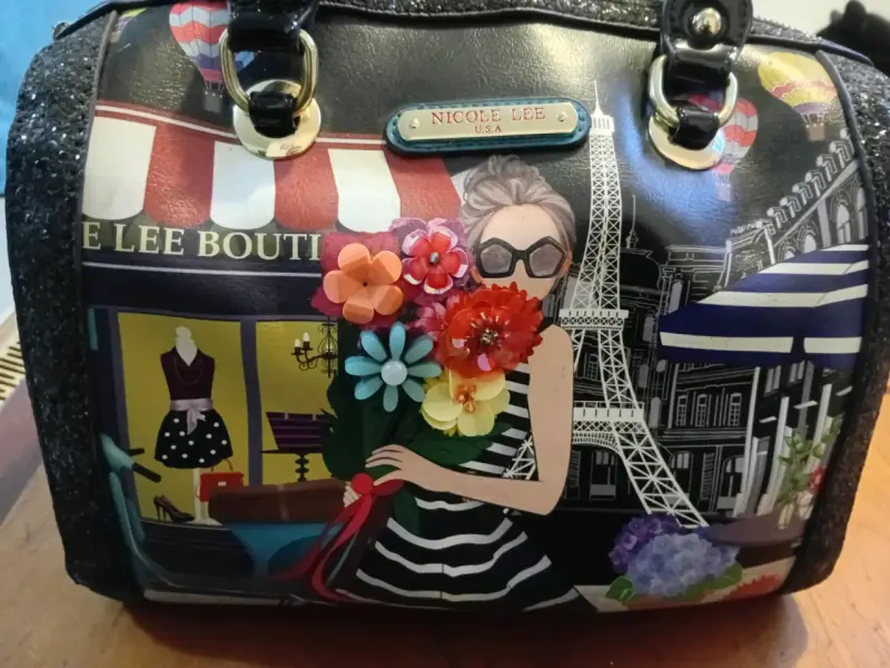 Bolso de mano Nicole Lee con diseño colorido - 1